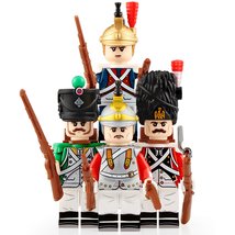 4pcs Napoleonic Wars Spanish Italian Swiss Dutch Army Soldiers Minifigures - £9.58 GBP