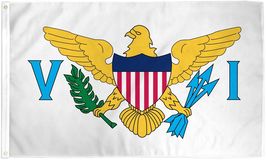 Durable 3x5FT US Virgin Islands Flag 100D Polyester Caribbean American - £12.50 GBP