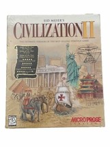 Sid Meier&#39;s Civilization II 1996 PC Game Strategy Simulation Sealed Box - £235.36 GBP