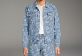 Men’s HUDSON JEANS Camo Denim Trucker Jacket XXL - $125.00