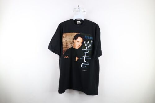 Primary image for Vintage 90s Mens XL Faded Someone Else's Star Bryan White Band T-Shirt Black