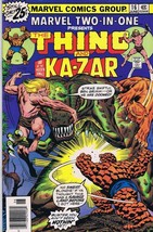 Marvel Two In One #16 ORIGINAL Vintage 1976 Thing Ka Zar Savage Land - £7.77 GBP