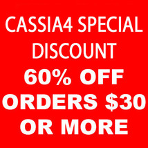 SPECIAL 60% OFF ALL $30 OR MORE AUTOMATICALLY AT CHECKOUT MAGICK  - $0.00