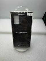 Original Silicone Cover Case For Samsung Galaxy S20+ 5G - Black - £4.70 GBP