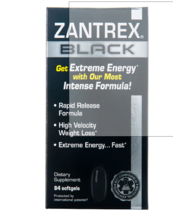 Zantrex Black Dietary Supplement Softgels 84.0ea - £55.14 GBP