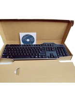 NEW Dell USB Keyboard with Software &amp; Smart Card Reader BLACK KB813 34GPR - $17.79