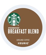 Starbucks Breakfast Blend Coffee 22 to 132 Keurig K cups Pick Any Size F... - £23.52 GBP+
