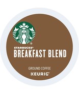 Starbucks Breakfast Blend Coffee 22 to 132 Keurig K cups Pick Any Size F... - £23.36 GBP+