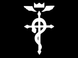 Full Metal Alchemist Caduceus Vinyl Decal Car Wall Sticker Choose Size Color - £2.18 GBP+