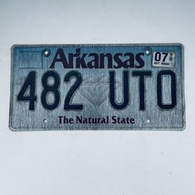 2018  Arkansas Natural State Passenger License Plate 482 UT0 - £13.22 GBP