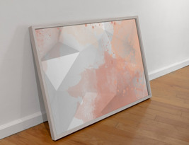 Abstract Wall Art Pink Passion 3D Cube Decor Printable Download - £8.02 GBP