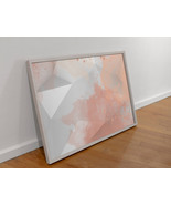 Abstract Wall Art Pink Passion 3D Cube Decor Printable Download - £7.85 GBP