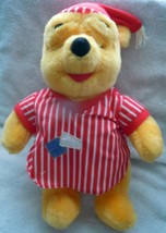 Vintage Mattel Inc Disney Winnie The Pooh In Nightshirt 15&quot; Plush 1998 - £7.95 GBP