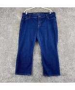 Women&#39;s  Super Skinny Mid-Rise Jeans Size 18 Regular Dark Wash NWOT Old ... - $7.92