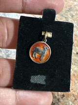 Vintage enamel David Andersen Leo zodiac Norway Red sterling Enamel charm - $2,428.65 MXN