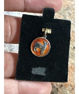 Vintage enamel David Andersen Leo zodiac Norway Red sterling Enamel charm - $2,395.70 MXN