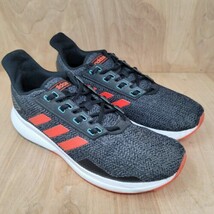 Adidas Mens Sneakers Size 9 M Running Shoes Gray Orange Casual Duramo - $31.34