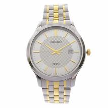 Seiko neo Classic Mens Analog Quartz Watch with Stainless Steel Bracelet SUR295P - £148.43 GBP