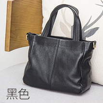 Brand Designer Genuine Leather Women Handbag Messenger Bags Fashion Simple Lady  - £74.67 GBP