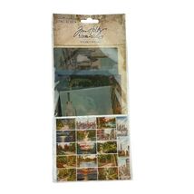 Tim Holtz Idea-ology Vellum Scenes Scrapbooking Transparent Postcards 18... - $288.44 MXN