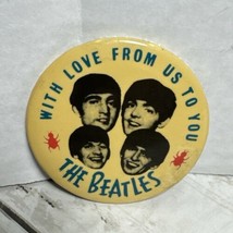 The Beatles “With Love From Us to You “ Button Pin 2” - £15.80 GBP