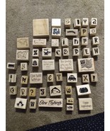 Lot of 31 Stampin&#39; Up Stamp Rubber Stampers Lot - $376.14 MXN
