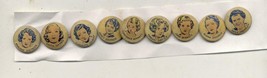   Actress and  Actor 1930s pinbacks 18 Cracker Jack see both pictures fo... - $114.83