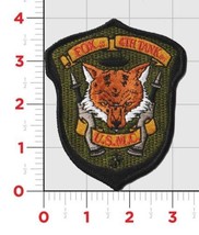 4&quot; Marine Corps 4TH Tank Bn Battalion Fox Co Embroidered Hook &amp; Loop Patch - £27.90 GBP