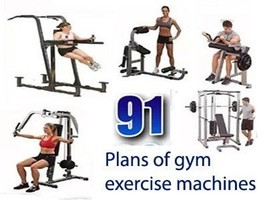 Gym exercise machines, 91 Plans Hombuilt projects, DIY - £15.95 GBP