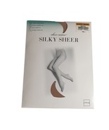 Silky Sheer Queen Short Sand 44 Pantyhose JCPenney With Control Top Dura... - £11.20 GBP