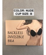 SILICONE STICKY GEL INVISIBLE  BACKLESS WIRE FREE BRA &#39;B&#39; CUP  NUDE COLOR - €3,49 EUR