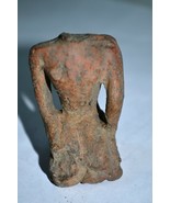 Museum Quality Original Ancient  Sukhothai Kingdom Terracotta Buddha Sta... - $258.29