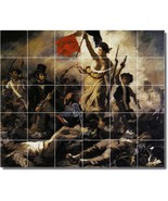 Eugene Delacroix Historical Painting Ceramic Tile Mural BTZ02497 - $300.00+
