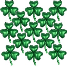 St Patrick&#39;S Day Shamrock Balloons Clover Foil Balloons, Irish Lucky Green Shamr - £17.85 GBP