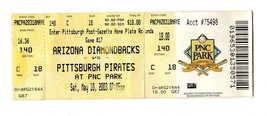 May 10 2003 Arizona Diamondbacks Pittsburgh Pirates Ticket Brian Giles 2 HR - £11.83 GBP