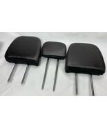 2011-2014 FORD F-150 F150 REAR BACK SEAT HEADRESTS HEAD REST BLACK LEATH... - $126.72
