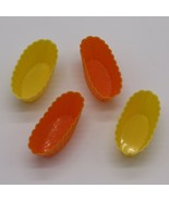 Daiso Japan Silicone Orange &amp; Yellow Candy Molds for Lunches &amp; Desserts - £2.38 GBP