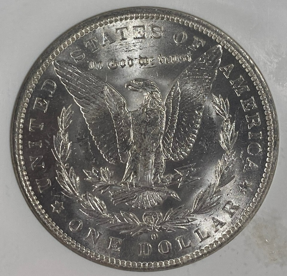 1884-O Silver Morgan Dollar Graded By NGC As MS-64! Superb coin of-
show orig... Item image 4