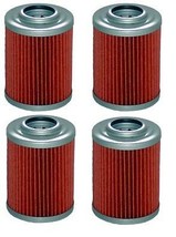4 New HiFloFiltro Oil Filters For 01-07 Can-Am DS650 DS 650 Baja 650X Bombardier - $33.96