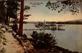 Vintage POSTCARD- Emerald Bay, Lake Tahoe, California BK65 - £5.52 GBP