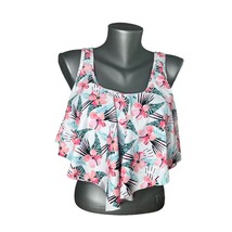 NWOT Unbranded Floral Swimsuit Top Bikini Tankini Bralette Swim New Size... - $6.93