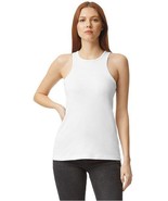 Ladies&#39; CVC Racerback Tank - BLACK - S - $94.43 MXN+