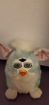 1999 Furby Babies Tiger Mint Green White Hair Green Eyes  - £37.57 GBP