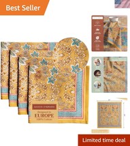 Charming 100% Cotton Napkins - Set of 4, 20&quot;x20&quot; - Perfect for Dining &amp; ... - $32.50