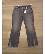 Good American Good Straight Jeans 12/31 Black 34/28 - $61.38
