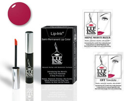 An item in the Health & Beauty category: Lip-Ink Lipstick Smearproof SKY RED trial kit