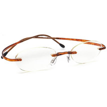 Silhouette Eyeglasses SPX M 1960 /00 6050 Brown Havana Rimless Austria 45-19 145 - $199.99