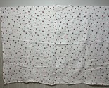 Modern Baby white pink hearts cotton muslin baby blanket receiving swaddle - $14.84