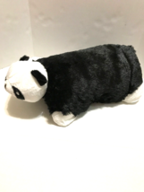 Panda Pillow Animal Plush Pet 16&quot; - Large (Black &amp; White) - £16.36 GBP