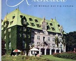 The Manoir Richelieu Booklet Murray Bay Pointe Au Pic Charlevoix Quebec ... - £67.28 GBP
